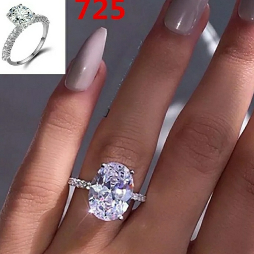 CZ size 8 diamond ring